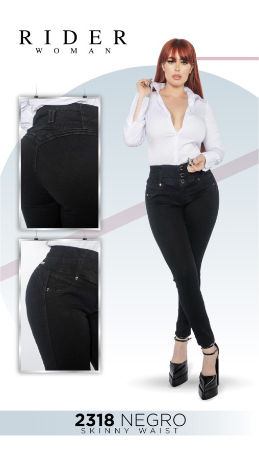 Pantalón Rider 2318 negro