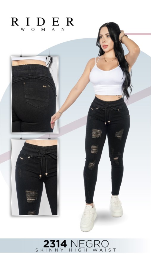 Pantalón Rider 2314 negro