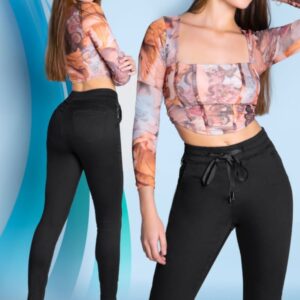 Alternative view of Pantalón Zuggar 9001 Negro