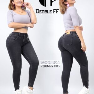 PANT. DEOBLE FF 496 Skinny fit Negro